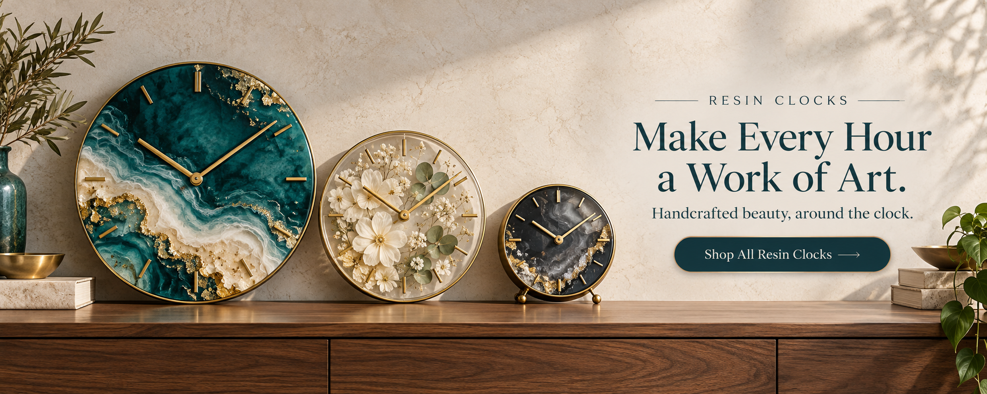 Resin Clocks